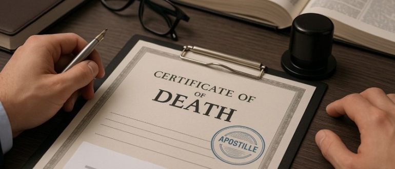 Частые ошибки при подаче документов на апостилирование свидетельства о смерти